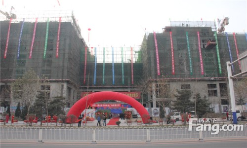 香木林广场实景图工程实景（2014-2-14）