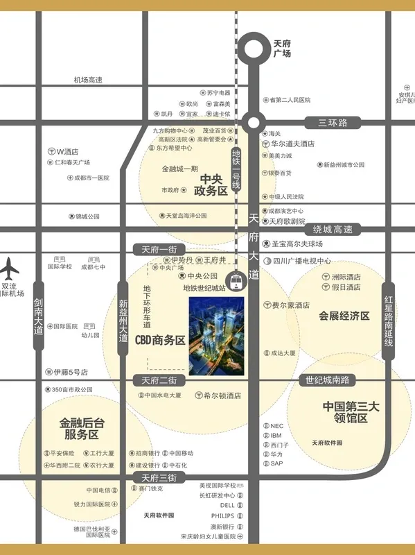 东方希望天祥广场天荟交通图区位图 东方希望天祥广场天荟交通图区位图