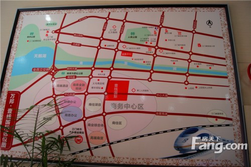万邦壹线国际交通图区位图