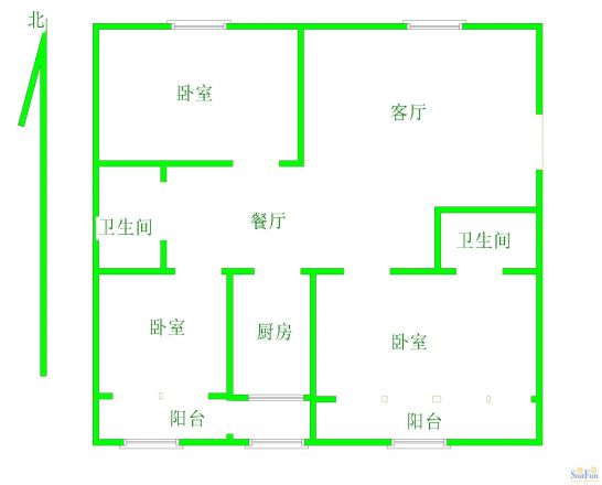 安云路樱花巷小区户型图