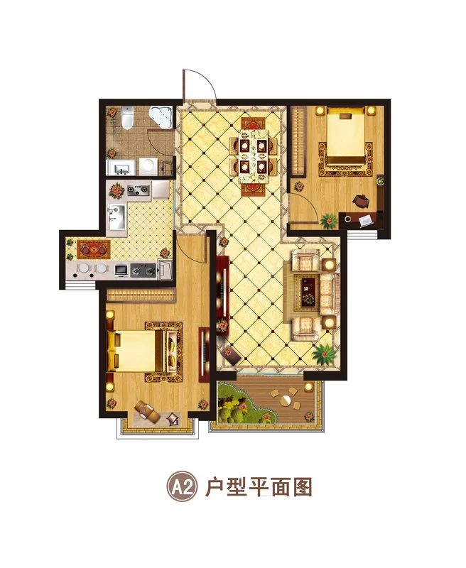 宝石花园户型图