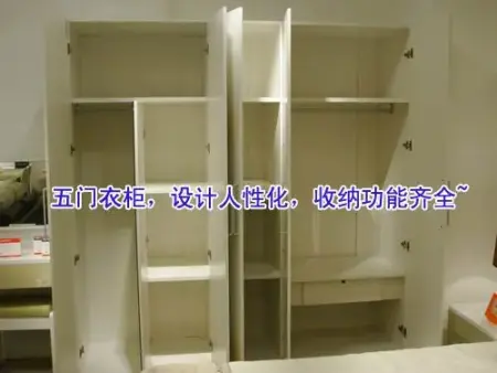 测评:皇朝家俬都市姿彩h2d002五门衣柜 简约时尚