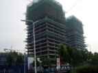 蓝鼎国际商务中心7月工程进度 已建至地上十五层左右