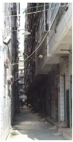 萧岗村随处可见的握手楼