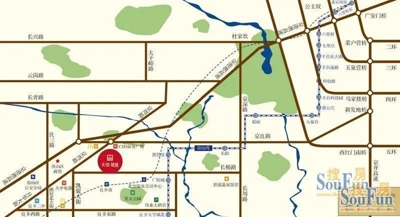天资•璟庭交通图 天资•璟庭交通图