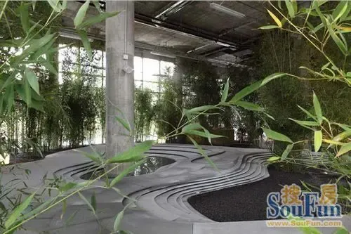 安详宁静日式庭院 隈研吾创造城市另一种可能