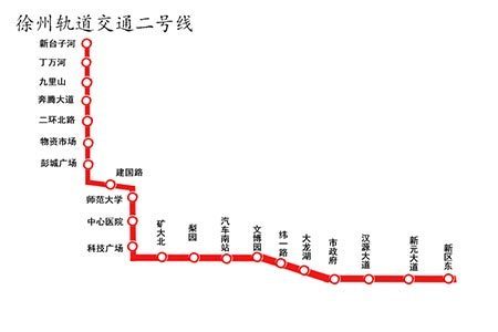 徐州地铁2号线路线图 图片合集