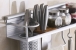 厨房置物架太空铝和不锈钢哪个比较好?厨房置物架怎么进行选购比