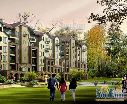 山语间爱尚的相册-山语间二期透视效果图