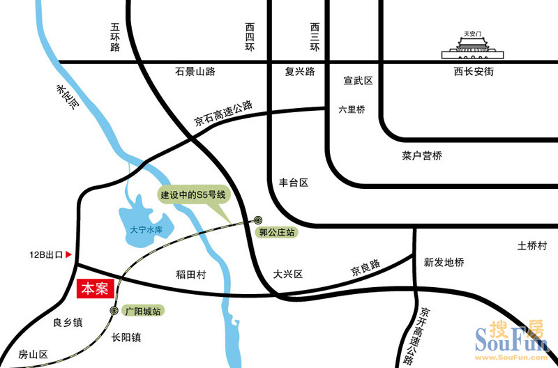 中国铁建·原香小镇的相册-交通图