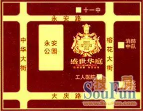 盛世华庭交通状况