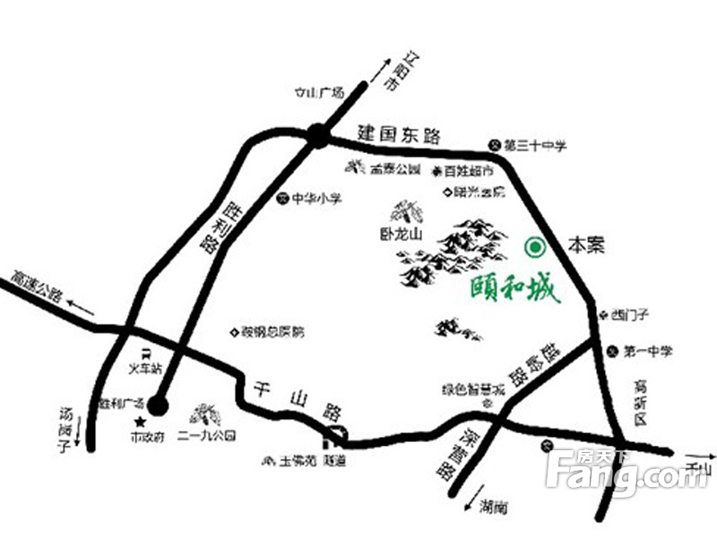 颐和城交通图