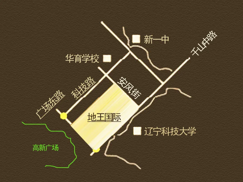 地王国际交通图