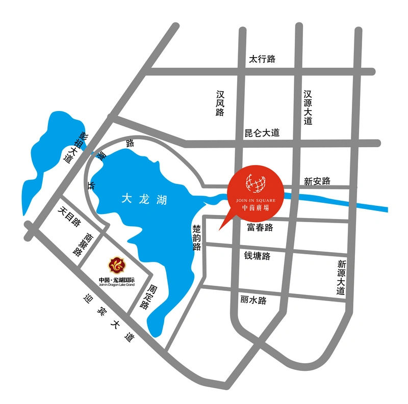 中茵广场交通状况