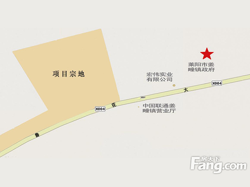 莱阳市姜疃镇地图图片