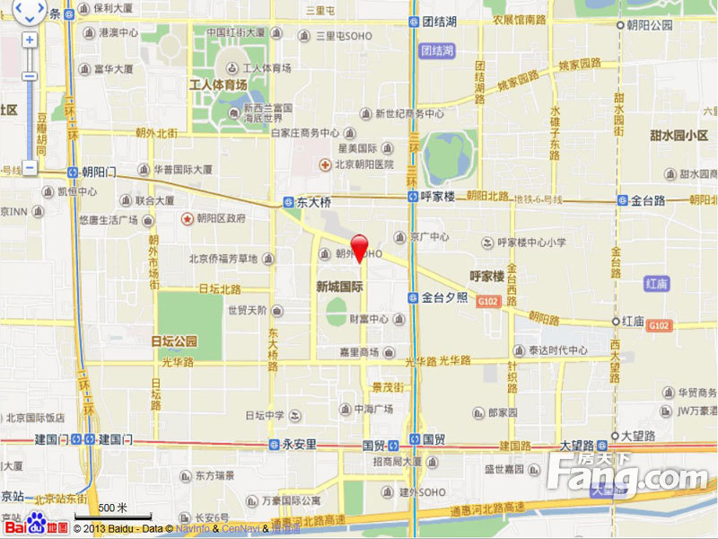2020年1月北京市CBD商圈写字楼市场租赁情况