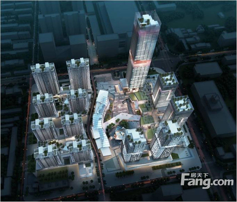 廊坊新地标苏宁广场规划抢先看 住宅区已动工