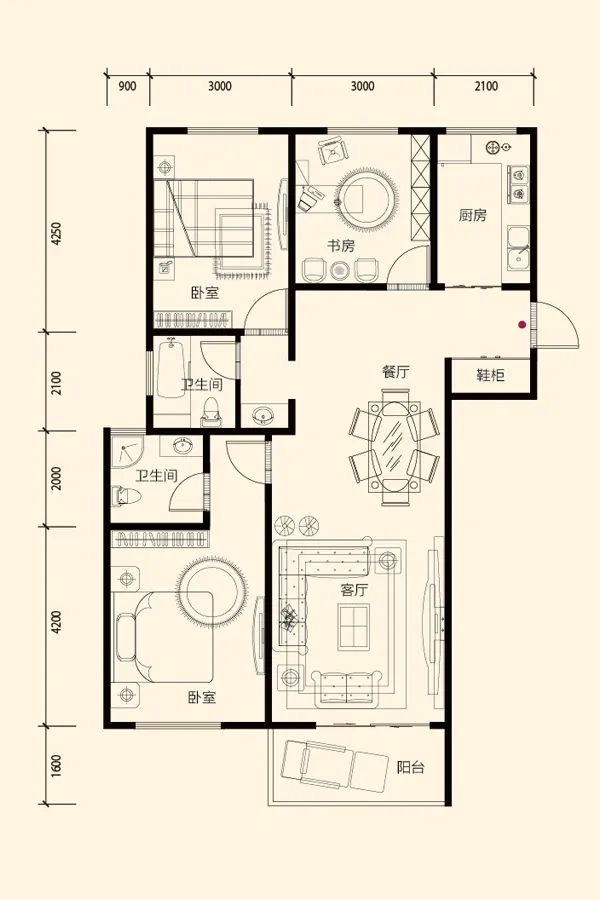 锦东·如意城主推户型90—200平米