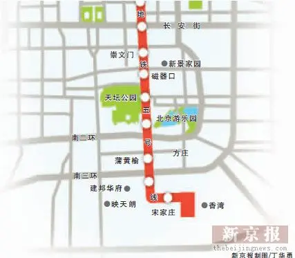 5号线南段住宅 宋家庄站周边均价1.2-1.3万