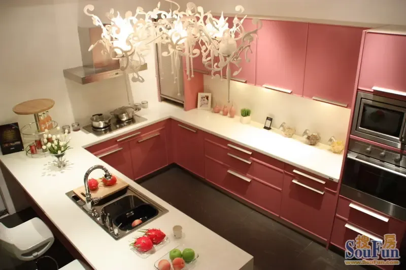 测评科勒夏朵整体厨房粉色梦幻实现您的公主梦