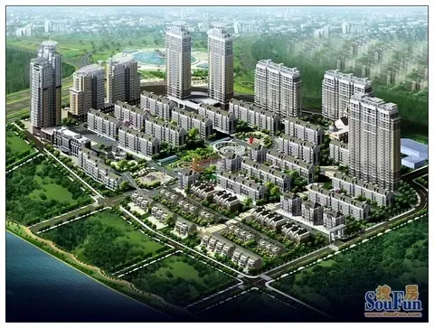 新新怡园鸟瞰图