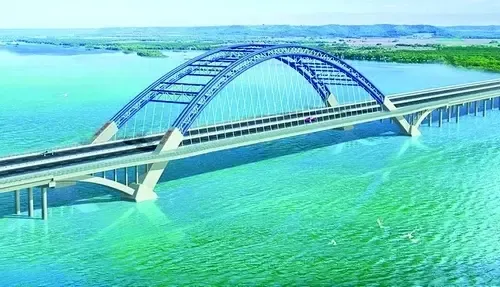 省会跨滹沱河大桥征名堪称河北第一跨图