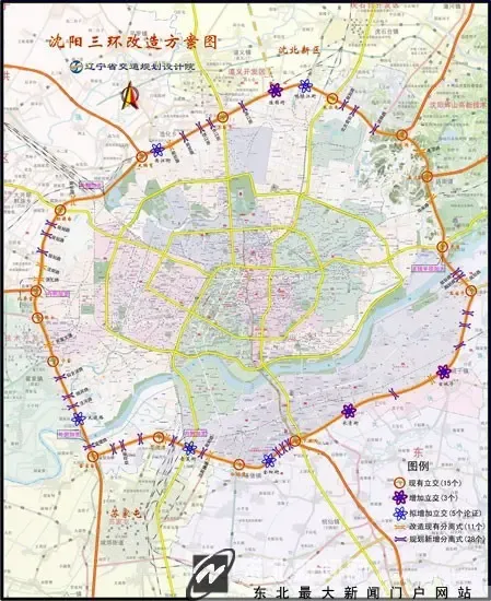 沈阳绕城高速公路改扩建工程也就是老百姓常说的"三环路",工程全长81