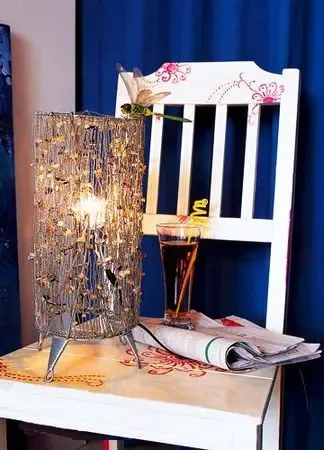 用废品自己打造的绝美灯具 diy生活更精彩(图)