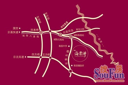 K2·海棠湾交通图