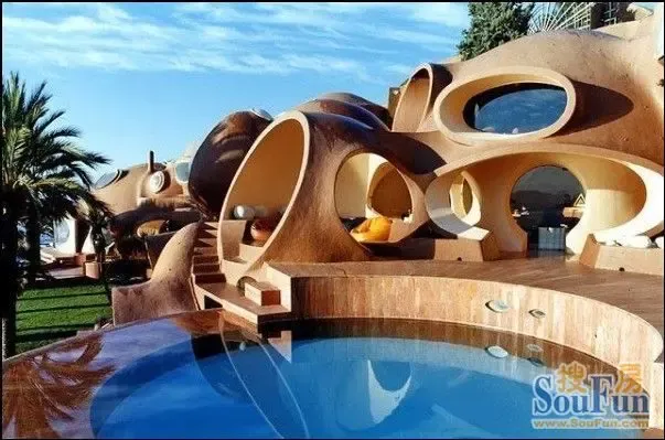世界上最疯狂的房子 造型天马行空的房屋(图)