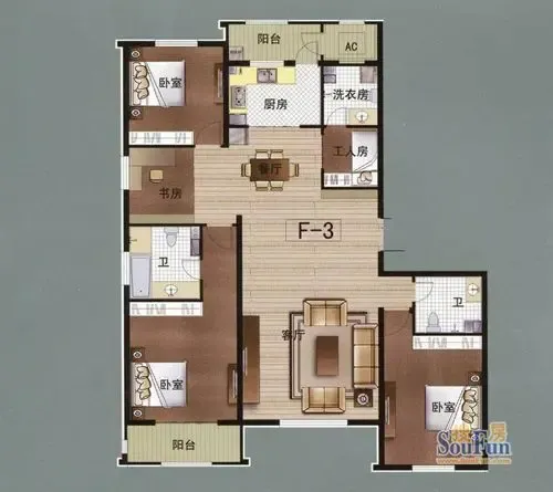 华中国宅华园会员卡折上折二期大户型展示