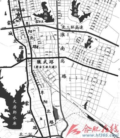 合肥北城地理位置图图片
