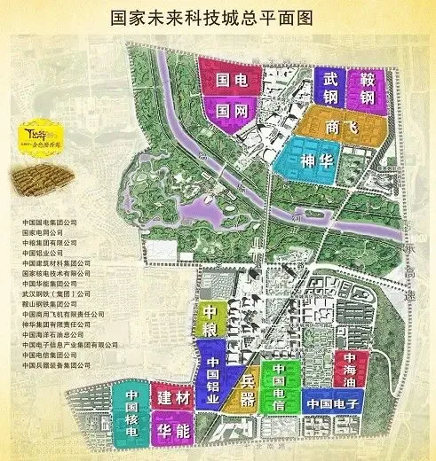 国家未来科技城总平面图