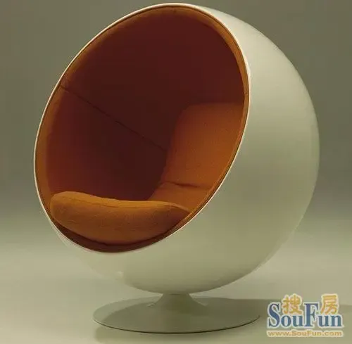 简约几何美学可自由旋转的球体ball座椅