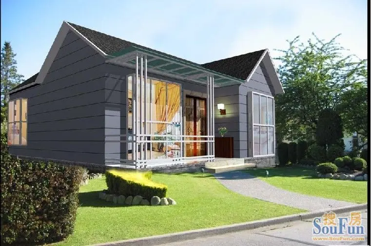 农村一层房屋效果图 精密优雅彰显生活气息