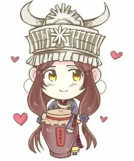 台湾女孩做大陆省份拟人画 辽宁糖葫芦很有爱