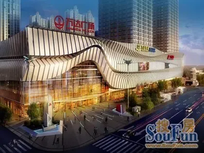 济宁太白路万达广场美轮美奂效果图赏析