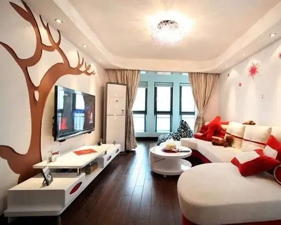 5套简约风格两居室婚房装修案例 每天都过情人节