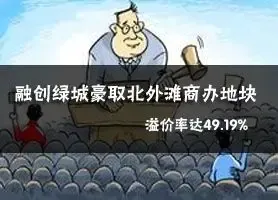 融创绿城豪取北外滩商办地块 溢价率达49.19%