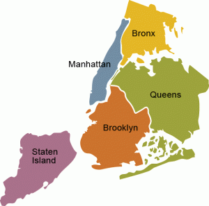 美国的城市及大港,位于纽约州东南部,下辖五个区,分别是曼哈顿区,皇后