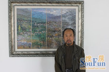 十艺节获奖油画家夏俊波参展韩乐坊艺术节