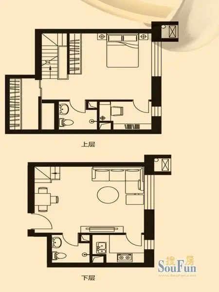 "微别墅"圆你奢华梦 盘点loft经典一室一厅户型