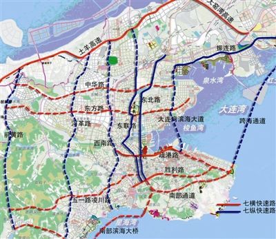大连湾隧道地图图片