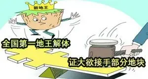 全国第一地王解体 证大欲接手部分地块