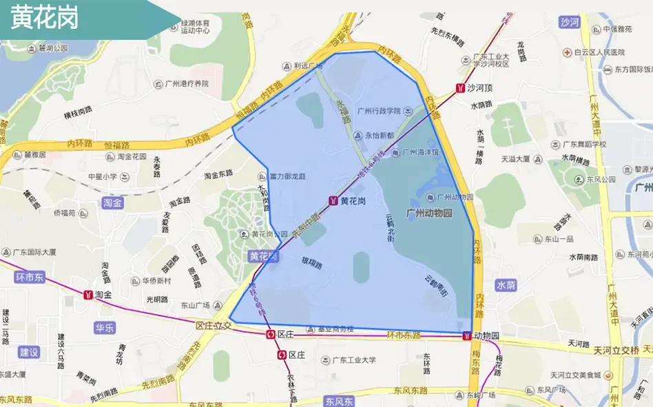 区内文化,旅游产业发达,有著名的黄花岗公园,黄花岗剧院,还有老少皆宜