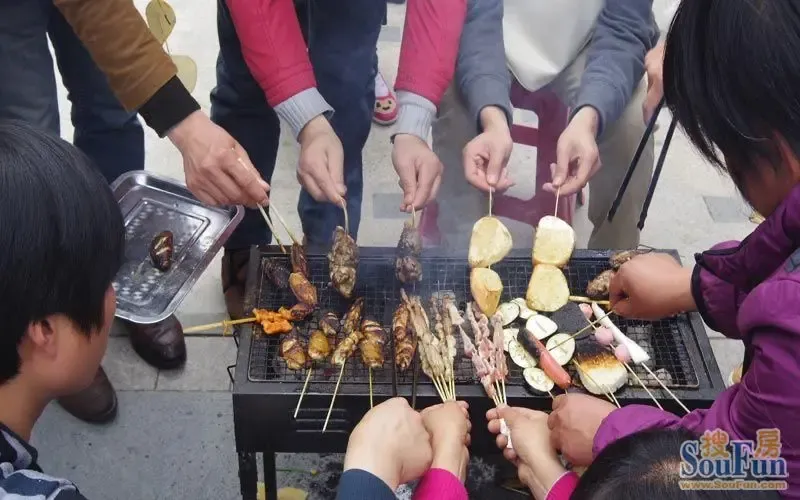 【房天下在现场】信达银杏尚郡春日烧烤party火爆启幕-合肥新房网-房