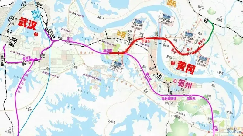 前瞻 从一桥飞架南北到一轨过江越城 黄冈城铁楼盘汇总