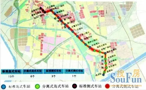 详解淮安有轨电车23个站点