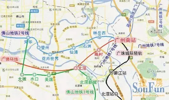 与福布斯富豪一起生活 图解陈村北滘组团配套