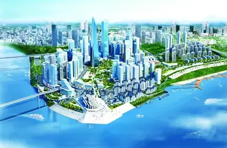 汪勇重庆一路向北还需看江北嘴